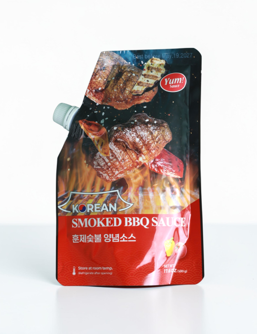 [얌소스] 훈제숯불양념소스 2팩 Smoked BBQ Sauce*2